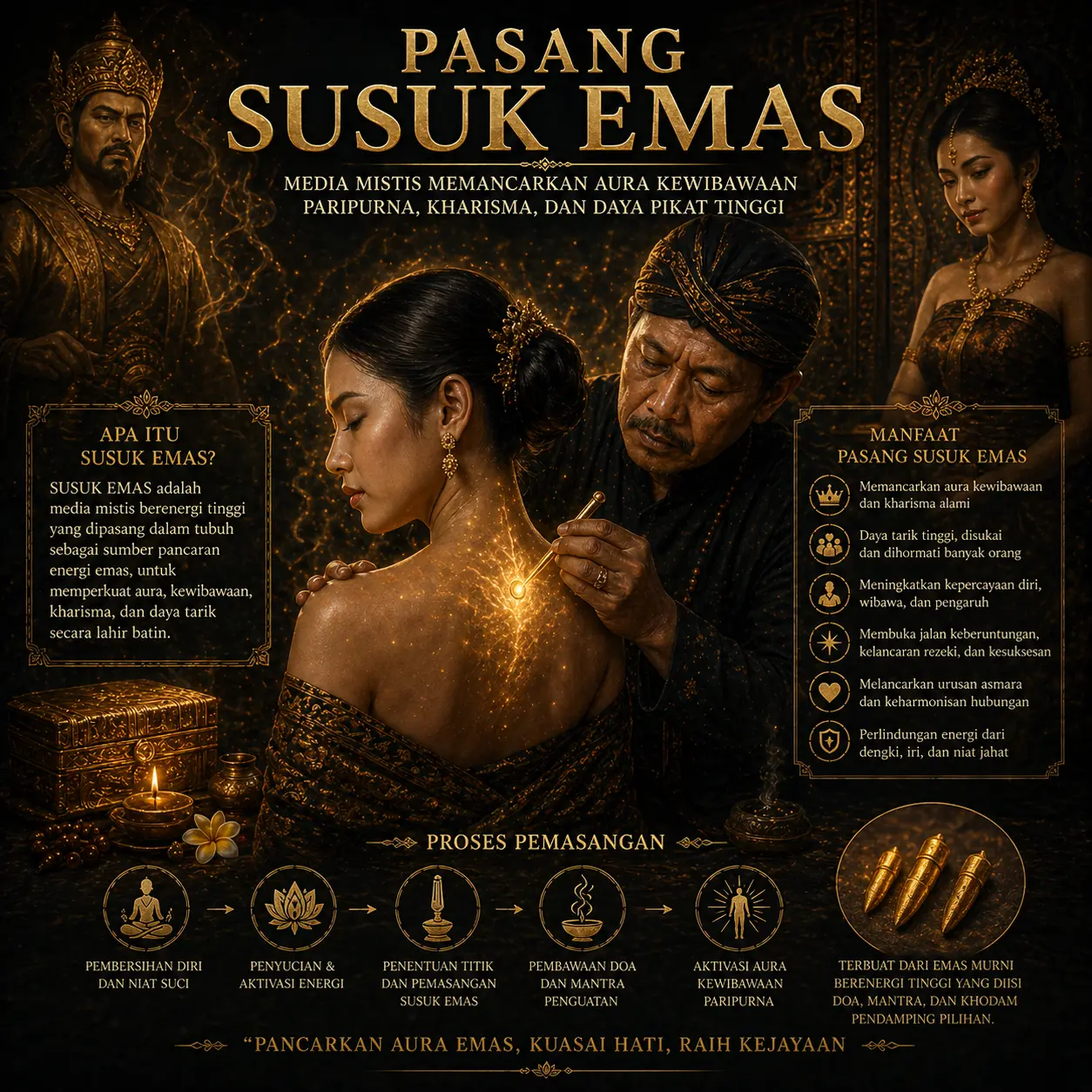 Pasang Susuk Emas